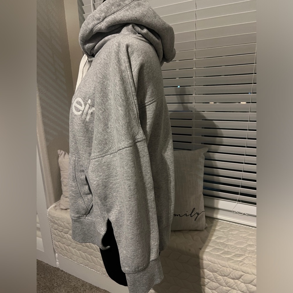 CALVIN KLEIN PERFORMANCE LIKE NEW! WOMEN’S HOODIE IN HEATHERED GRAY SIZE LARGE - Picture 7 of 10